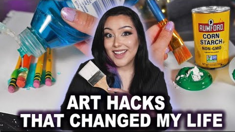 20 Life Changing Art Hacks That *ACTUALLY* Work
