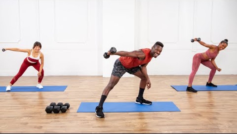30-Minute Intermediate Arm and Ab Workout With Weights