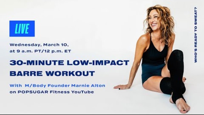 30-Minute Live Barre Workout With Low-Impact Option