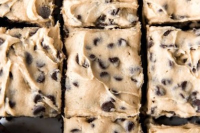 Brownies with Cookie Dough Frosting