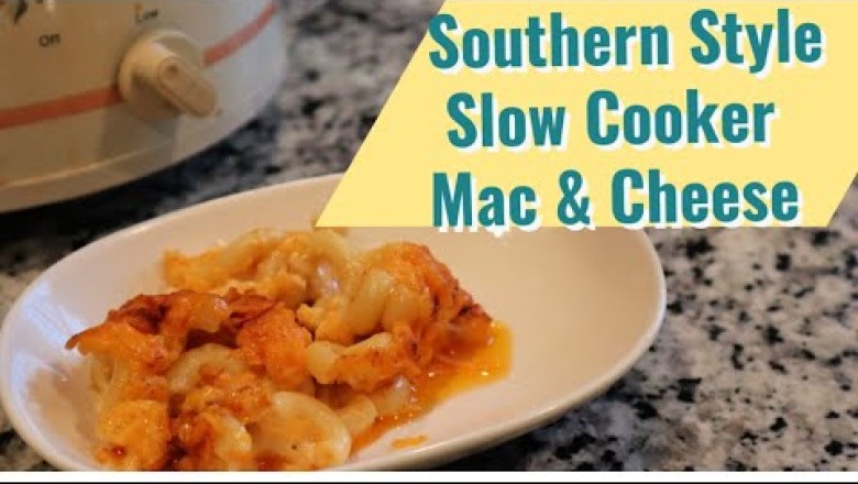 Southern Style Slow Cooker Macaroni and Cheese