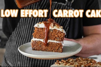 Low Effort Carrot Cake That Anyone Can Make