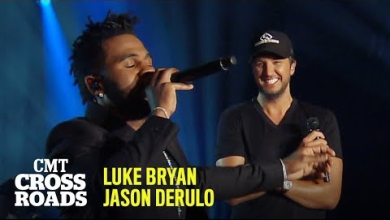 Luke Bryan and Jason Derulo Perform 'Talk Dirty'