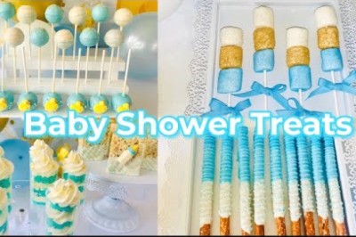 Boy Baby Shower Dessert Table Treats