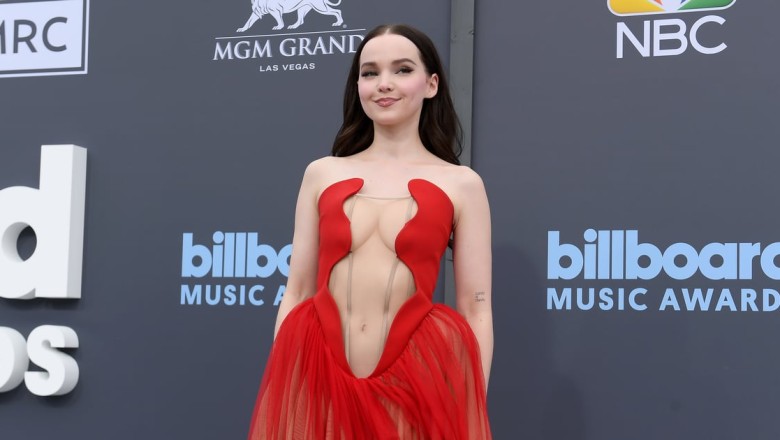 Dove Cameron's Cutout Dress Plunges Down Her Entire Torso