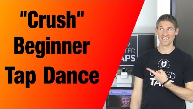 "Crush" Beginner Tap Dance Lesson Tutorial
