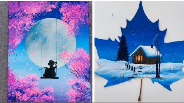 7 Super Beautiful and Easy Painting Ideas for Beginners