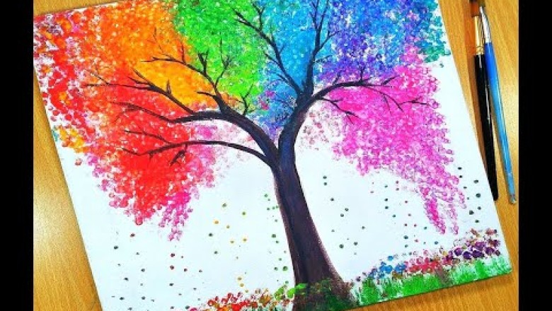Colorful Rainbow Tree