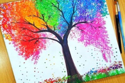 Colorful Rainbow Tree