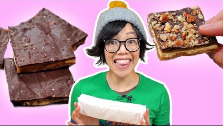 How to Turn Saltine CRACKERS Into CANDY