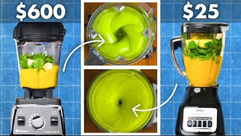 Design Engineer Tests $600 and $25 Blenders