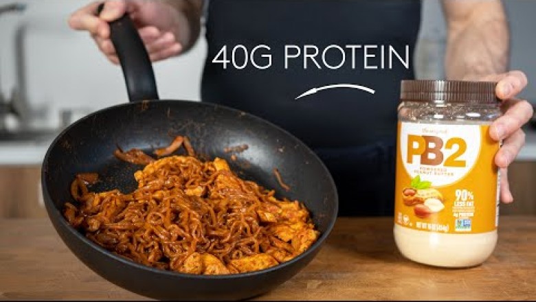 Shirataki Noodles With Peanut Butter