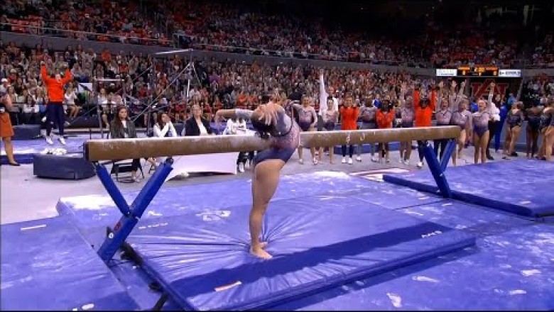 Suni Lee Scores Perfect 10 on Beam