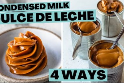 How to make sweetened condensed milk dulce de leche 4 ways