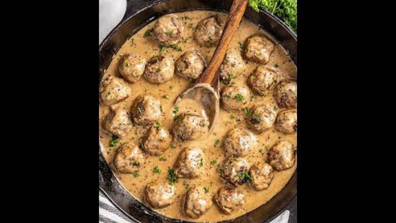 The Best Swedish Meatballs and Gravy