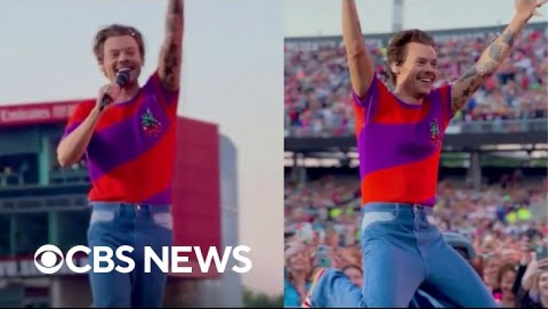 Harry Styles pauses concert to find his former teacher in crowd