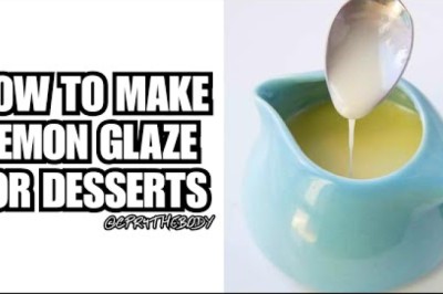 How to Make Lemon Glaze