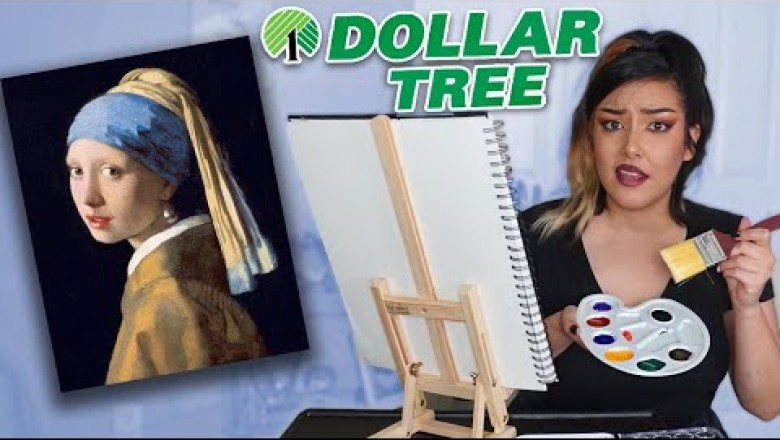 Painting A 17th Century Masterpiece With Dollar Store Supplies