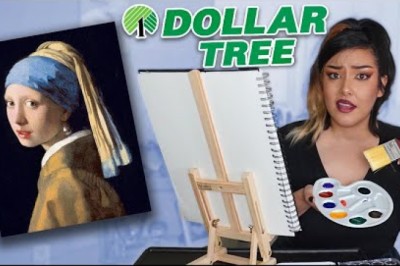 Painting A 17th Century Masterpiece With Dollar Store Supplies