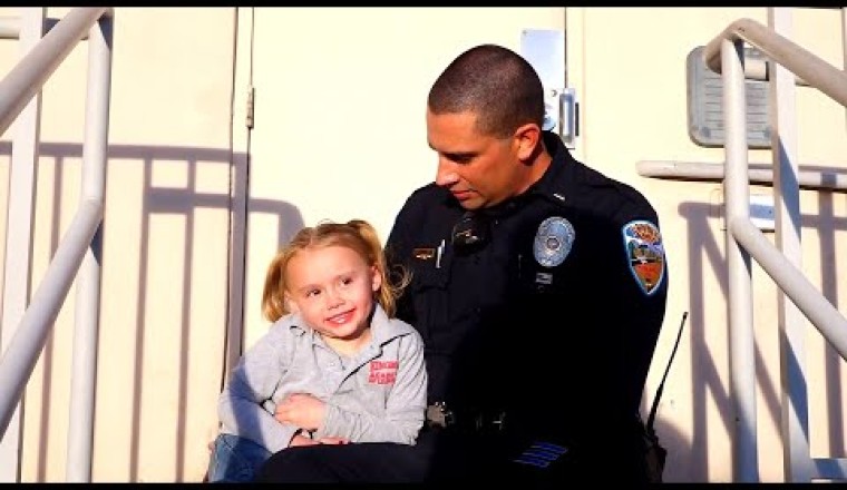 How Cop Bonded With Girl He Adopted After Answering Welfare Check
