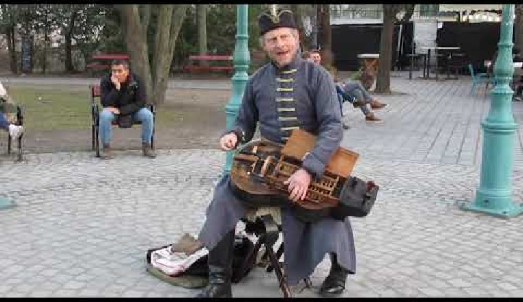 Hurdy-gurdy player
