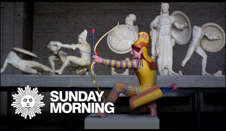 Ancient sculptures reveal their true colors