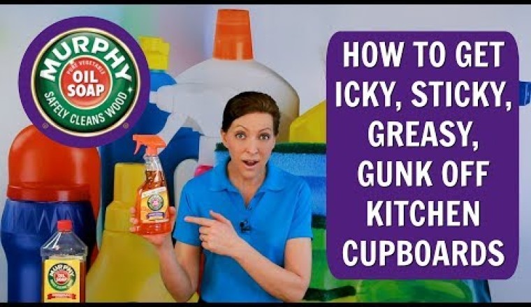 How to Get Yuck Off Kitchen Cupboards