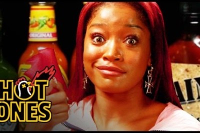 Keke Palmer Laughs Uncontrollably While Eating Spicy Wings