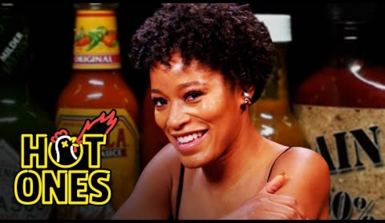 Keke Palmer Listens to the Devil While Eating Spicy Wings