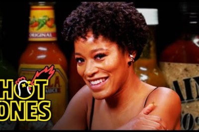 Keke Palmer Listens to the Devil While Eating Spicy Wings