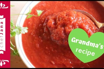 Homemade Tomato Sauce