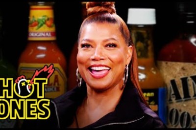 Queen Latifah Sets It Off While Eating Spicy Wings