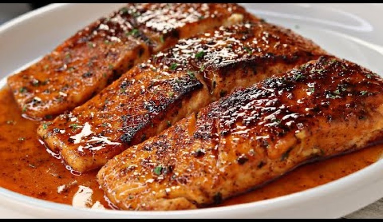 Honey Butter Old Bay Salmon