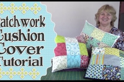 Patchwork Quilted Envelope Cushion Cover