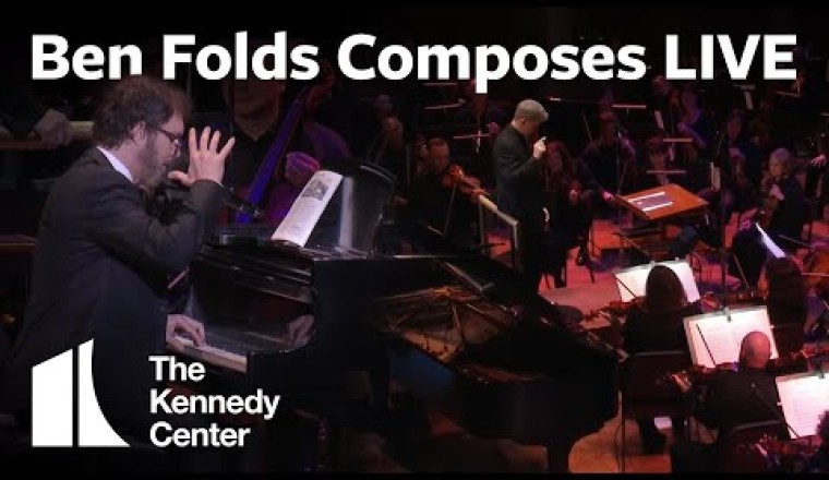 Ben Folds Composes a Song LIVE for Orchestra In Only 10 Minutes
