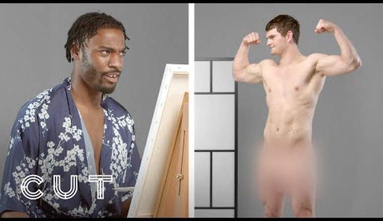 Roommates Paint Naked Portraits of Each Other