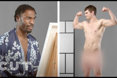 Roommates Paint Naked Portraits of Each Other