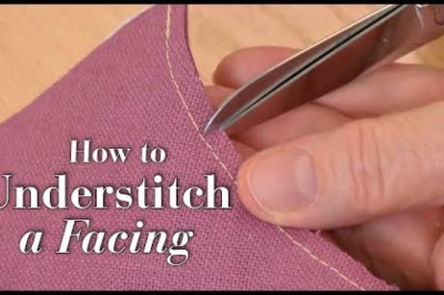 How to Understitch a Facing