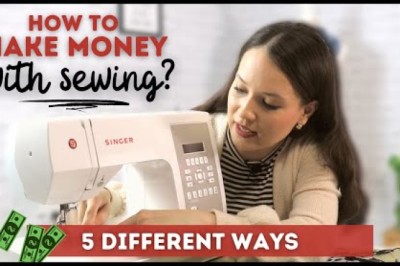 5 Ways To Make Money With Your Sewing Machine