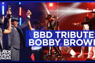 Bobby Brown is honored by Bell Biv DeVoe (BBD)