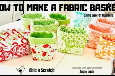How to Make a Fabric Basket