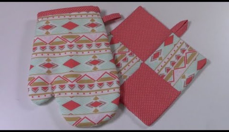 Beginners Oven Mitt and Pot Holder Set