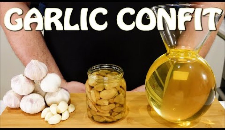 Garlic Confit and Garlic Oil (Hot and Cold Infusion Method)