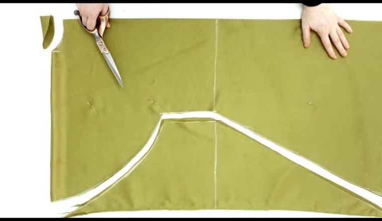 One piece butterfly dress to make quickly and easily for beginners
