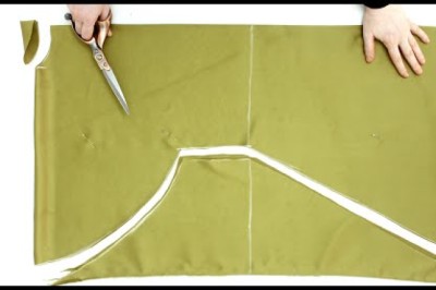 One piece butterfly dress to make quickly and easily for beginners