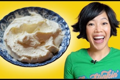 4-Ingredient Homemade CREAM CHEESE In 5 Minutes