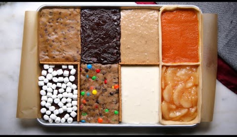 8 Desserts in 1 Sheet Tray