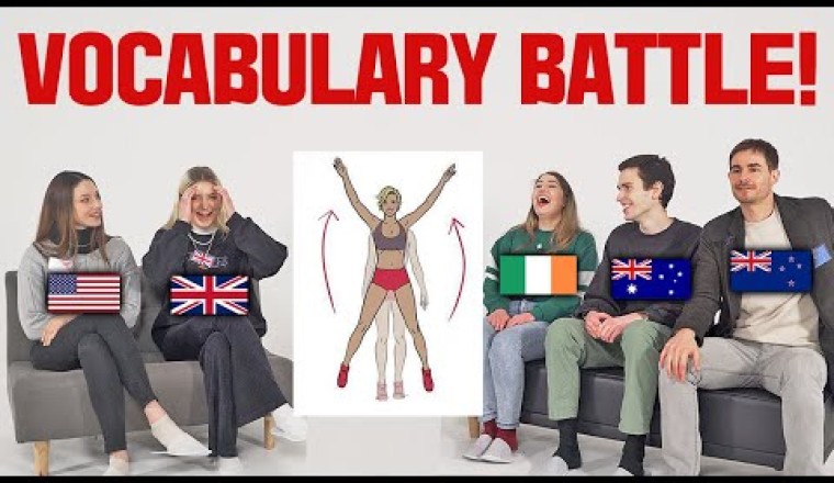 ENGLISH Differences from FIVE English speaking countries!