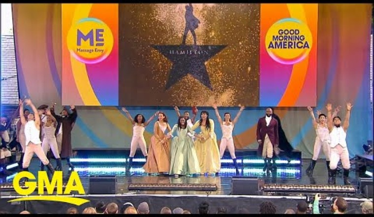 Cast of ‘Hamilton’ performs ‘The Schuyler Sisters’ live in Central Park