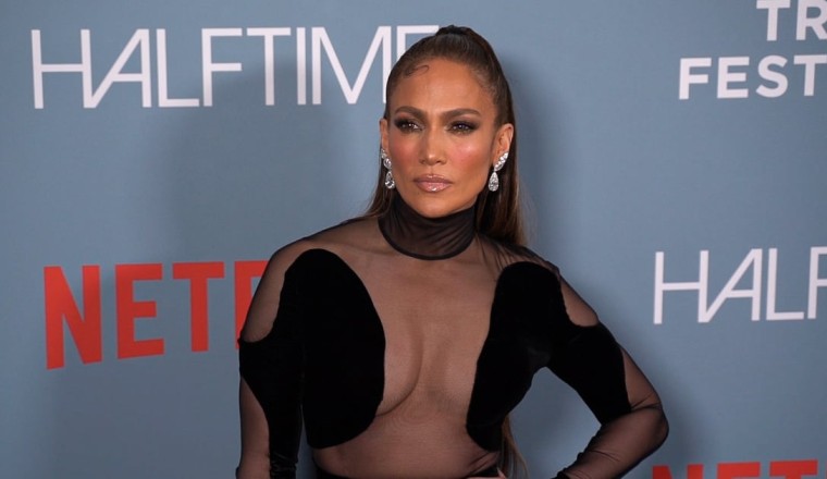J Lo Wore a Crop Top With Lace-Up Heels For a Day Out in Georgia